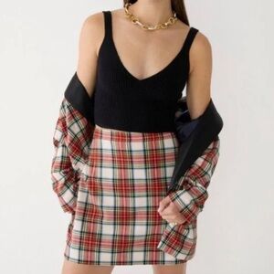 J. Crew Plaid Skirt Sz 4